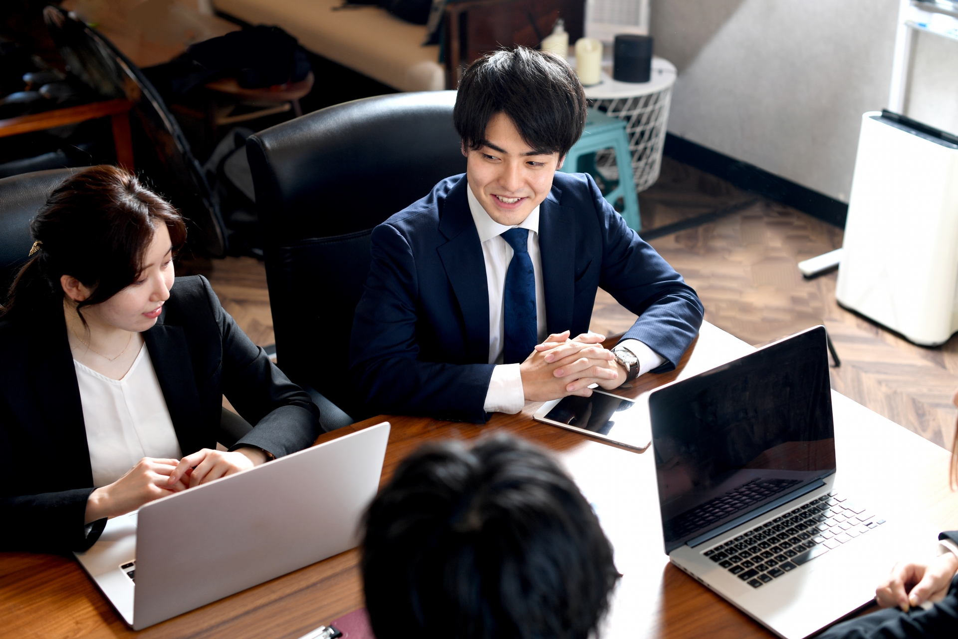 Team following a structured workflow